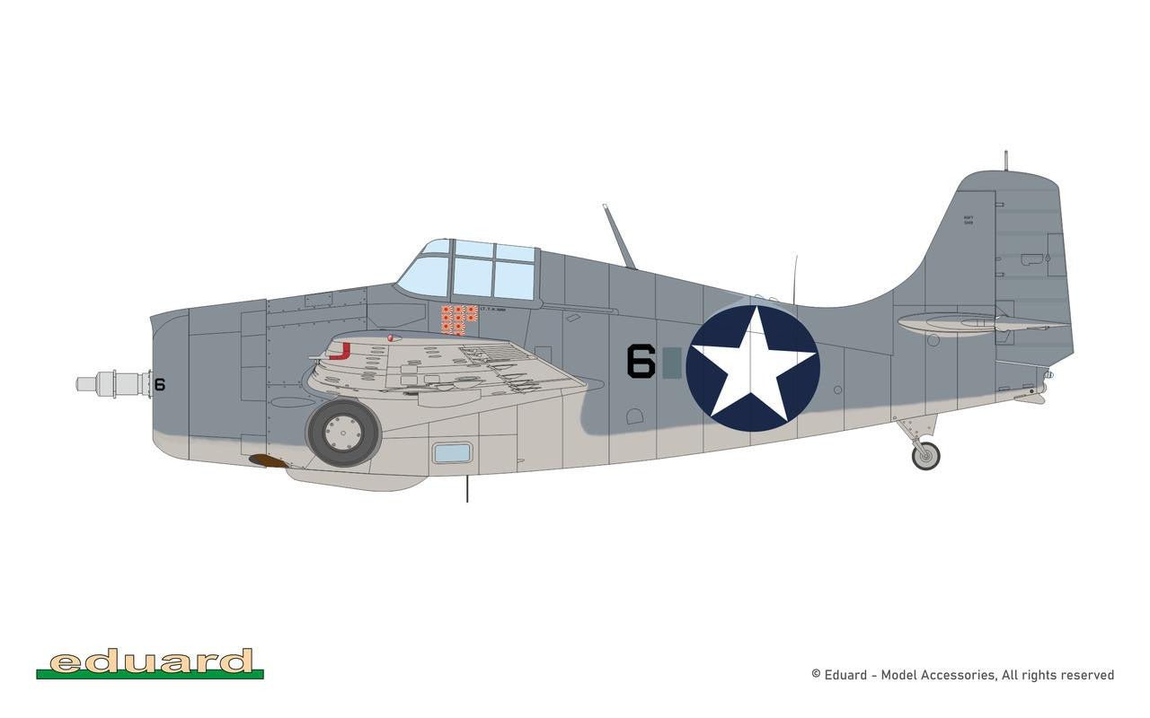 Eduard 1/48 F4F-4 Wildcat Late Weekend Edition Plastic Model Kit - Battle Born Hobby