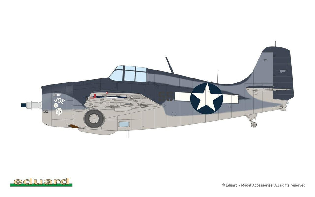 Eduard 1/48 F4F-4 Wildcat Late Weekend Edition Plastic Model Kit - Battle Born Hobby