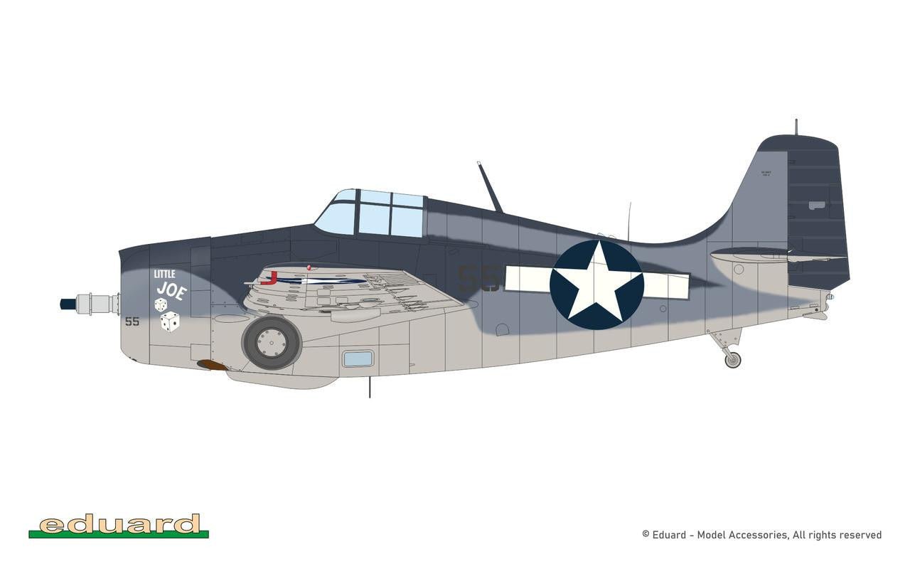 Eduard 1/48 F4F-4 Wildcat Late Weekend Edition Plastic Model Kit - Battle Born Hobby