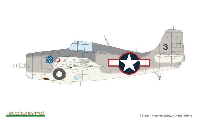 Eduard 1/48 F4F-4 Wildcat Late Weekend Edition Plastic Model Kit - Battle Born Hobby