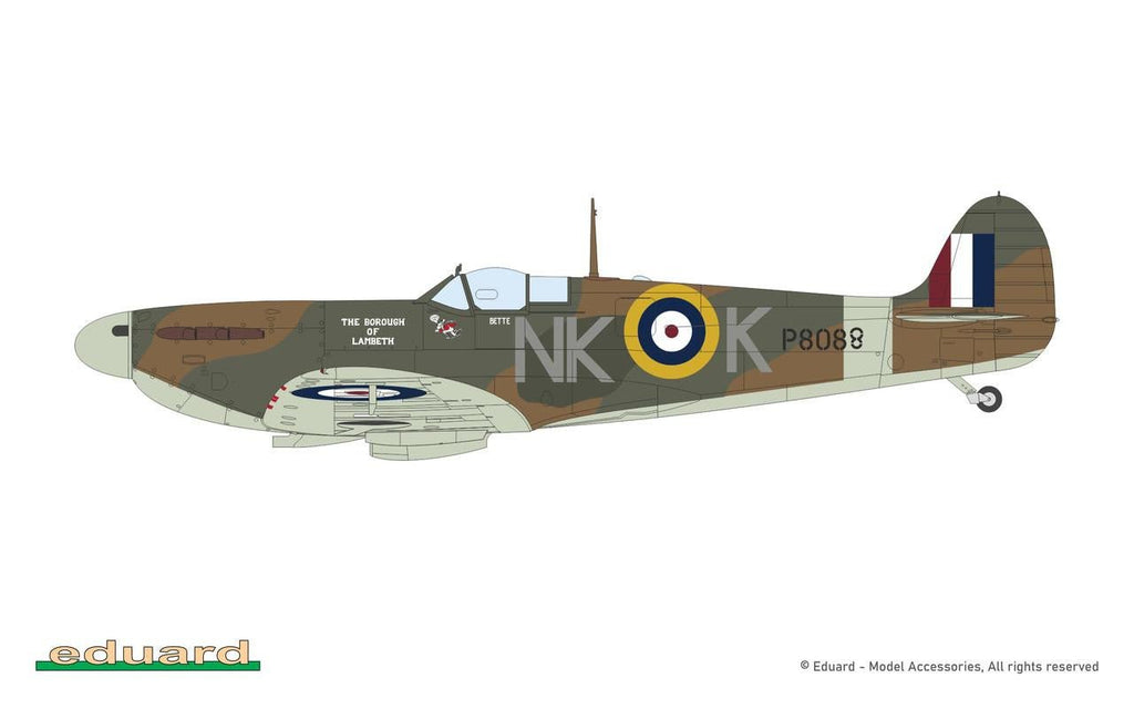 Eduard 1/48 Spitfire Mk.IIa Plastic Model Kit - Battle Born Hobby