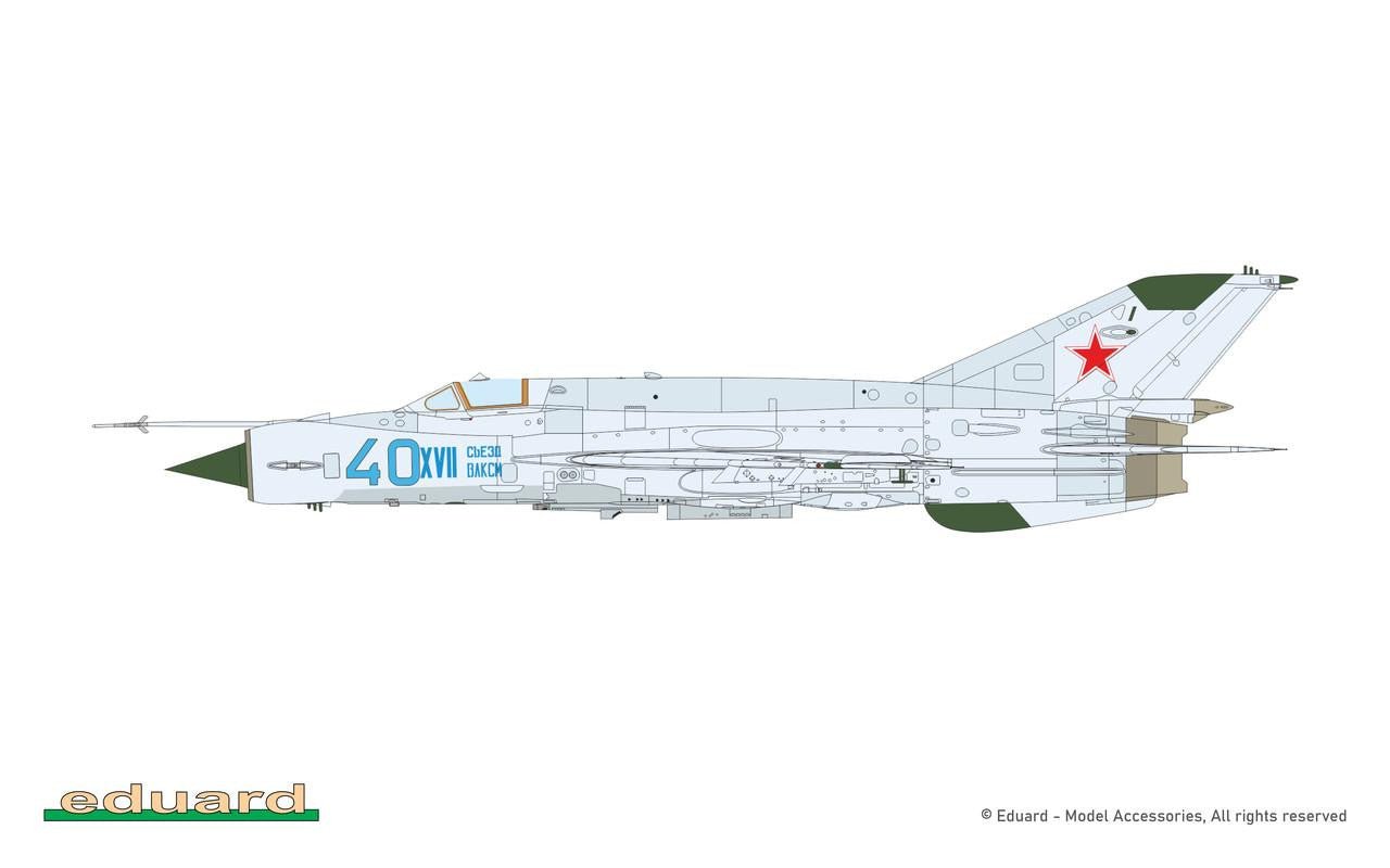 Eduard 1/72 MiG-21bis ProfiPACK Plastic Model Kit - Battle Born Hobby