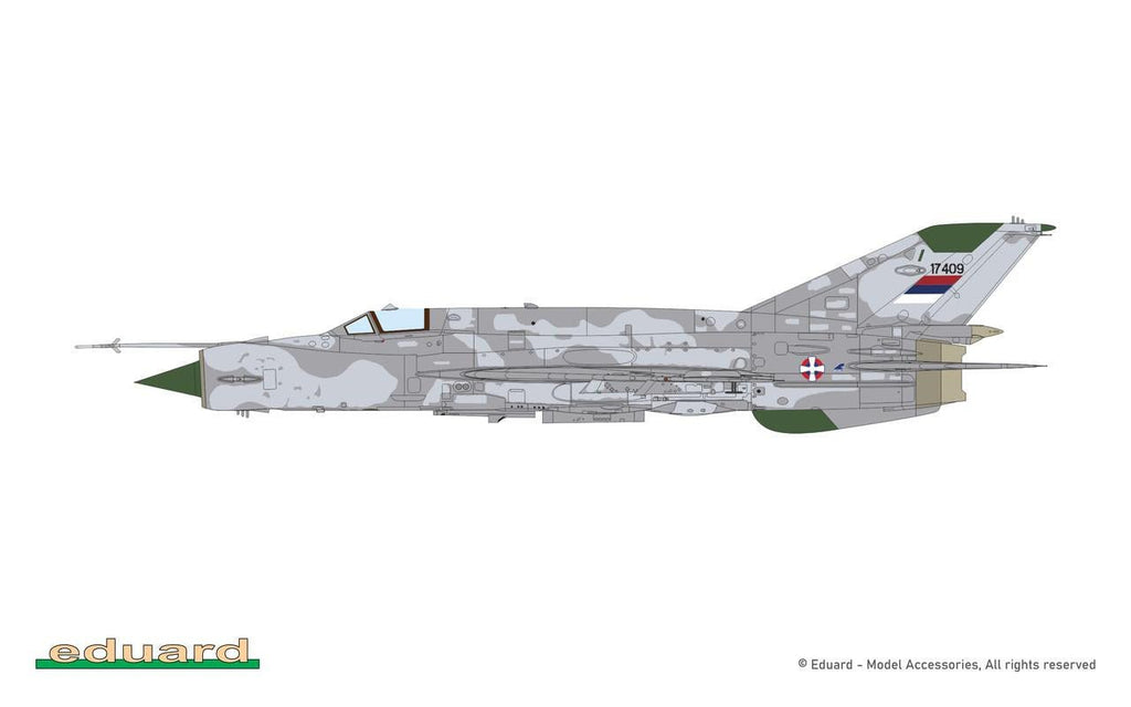 Eduard 1/72 MiG-21bis ProfiPACK Plastic Model Kit - Battle Born Hobby