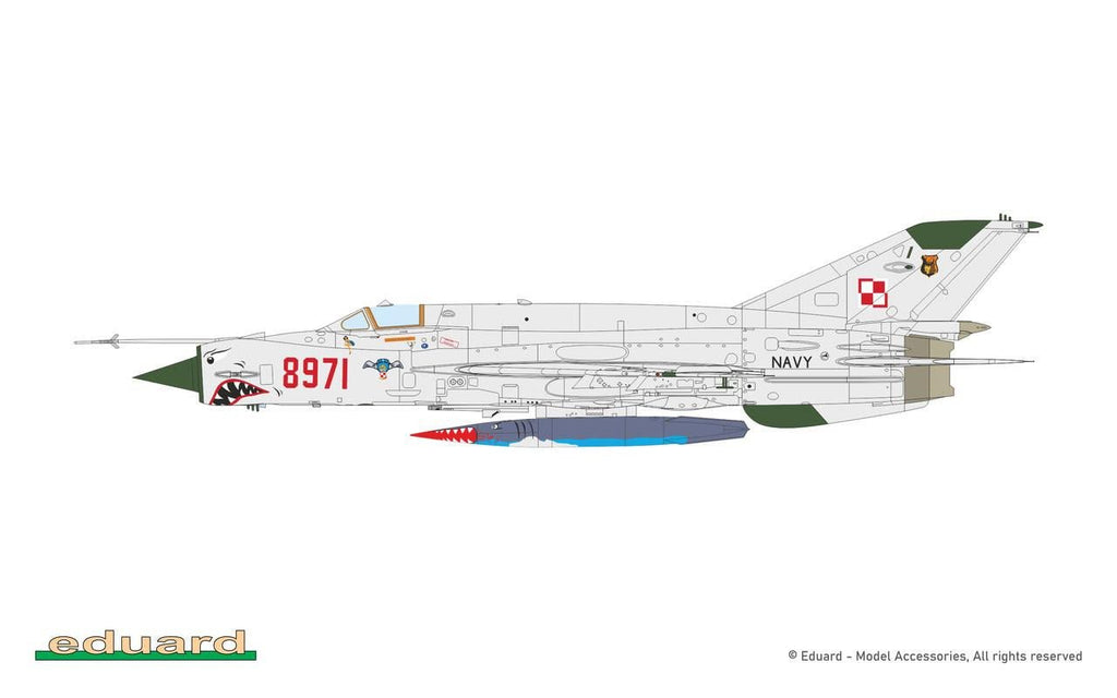 Eduard 1/72 MiG-21bis ProfiPACK Plastic Model Kit - Battle Born Hobby