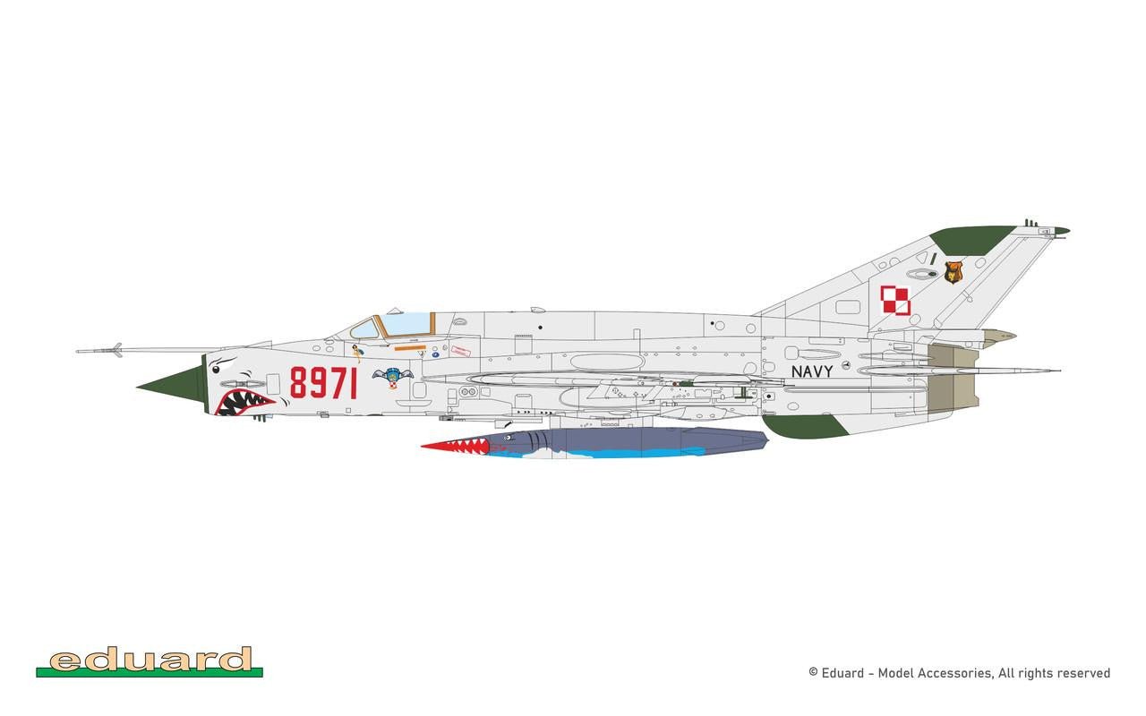 Eduard 1/72 MiG-21bis ProfiPACK Plastic Model Kit - Battle Born Hobby