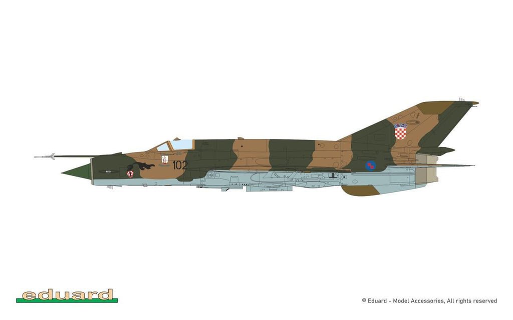 Eduard 1/72 MiG-21bis ProfiPACK Plastic Model Kit - Battle Born Hobby
