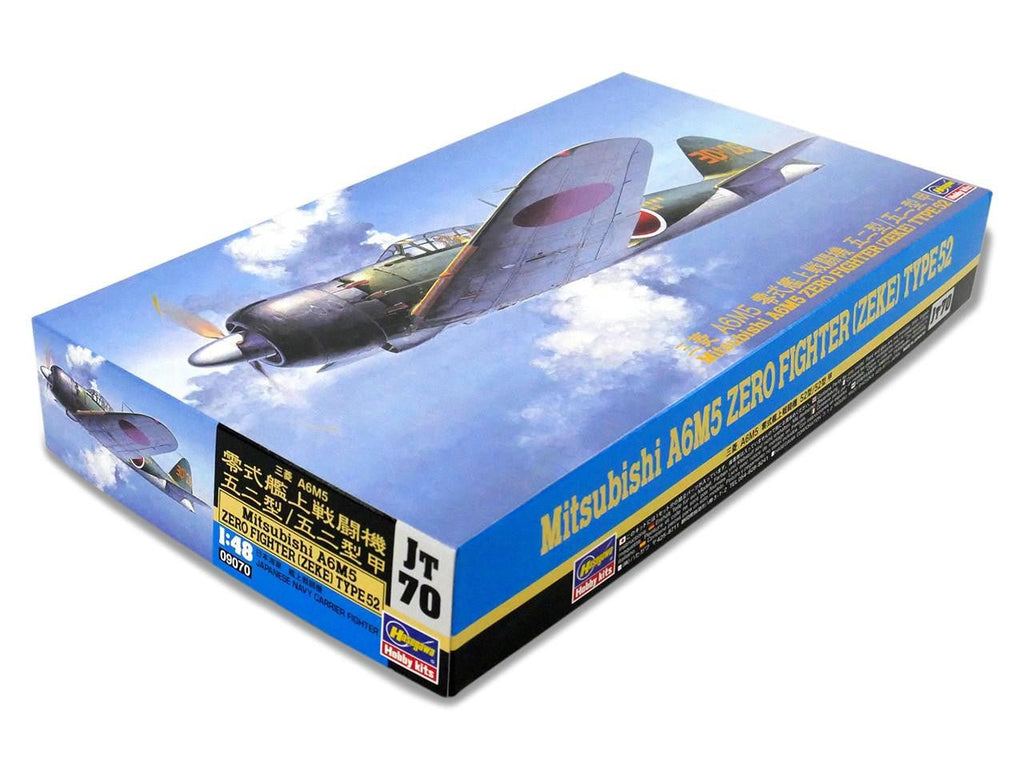 Hasegawa 1/48 A6M5 Zero Fighter Type 52 Plastic Model Kit - Battle Born Hobby