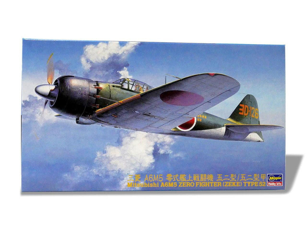 Hasegawa 1/48 A6M5 Zero Fighter Type 52 Plastic Model Kit - Battle Born Hobby