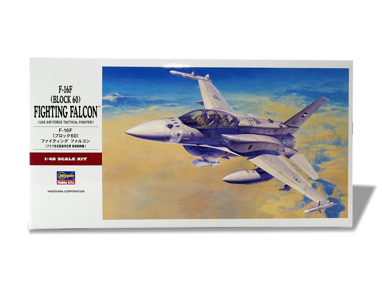 Hasegawa 1/48 F-16F (Block 60) Fighting Falcon Plastic Model Kit - Battle Born Hobby