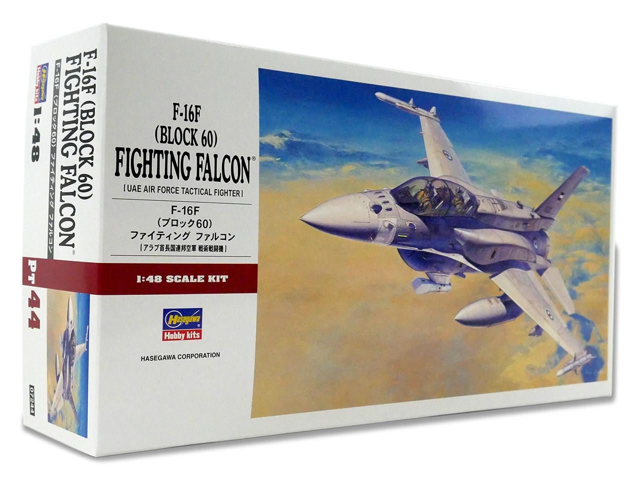 Hasegawa 1/48 F-16F (Block 60) Fighting Falcon Plastic Model Kit - Battle Born Hobby