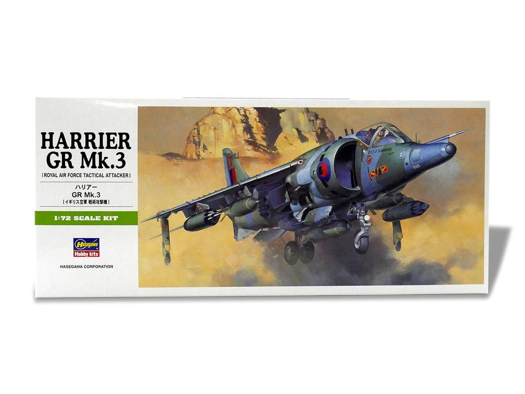 Hasegawa 1/72 Harrier GR. Mk. 3 Plastic Model Kit - Battle Born Hobby