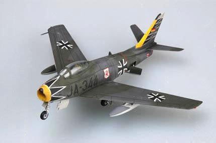 Model airplane with German Luftwaffe markings on a light gray background