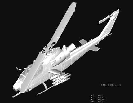 1/72 Hobby Boss AH-1S Cobra Attack Helicopter Plastic Model Kit