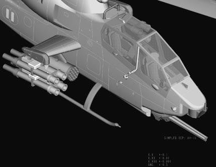 1/72 Hobby Boss AH-1S Cobra Attack Helicopter Plastic Model Kit