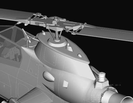 1/72 Hobby Boss AH-1S Cobra Attack Helicopter Plastic Model Kit