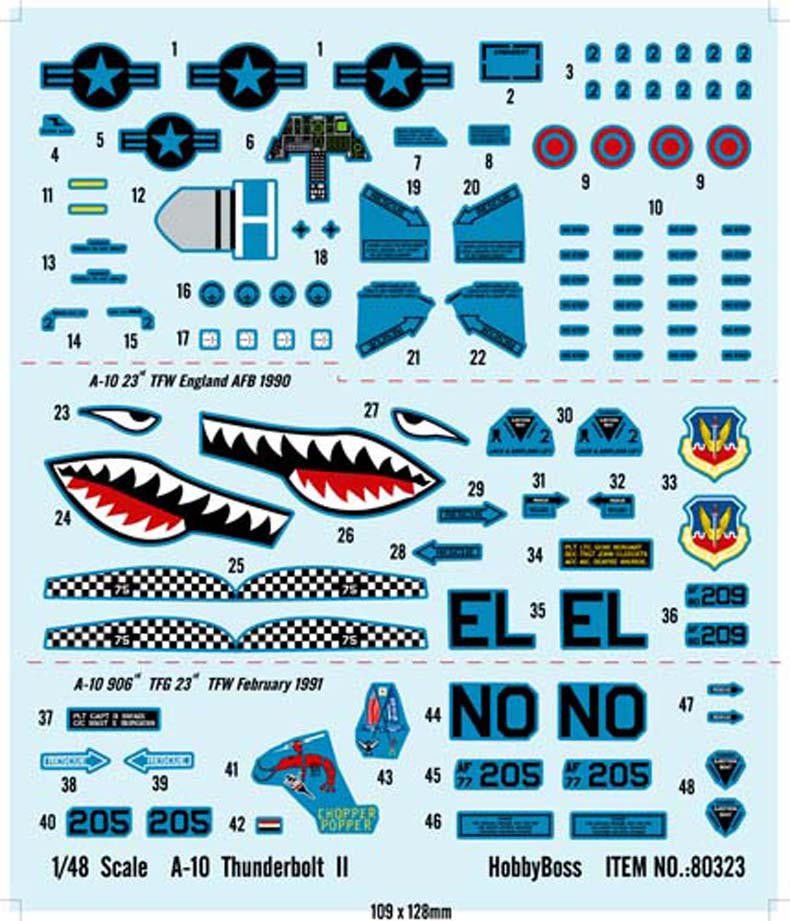 Hobby Boss 1/48 A-10A Thunderbolt II Plastic Model Kit - Battle Born Hobby