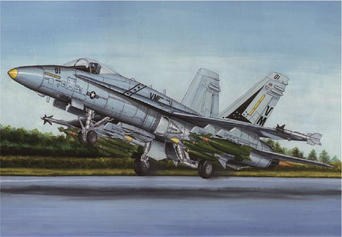 Hobby Boss 1/48 F/A-18A Hornet – 80320 - Battle Born Hobby