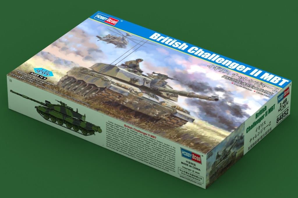 Hobby Boss British Challenger II MBT 1/48 Scale - Battle Born Hobby