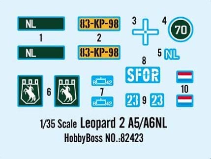 HobbyBoss 1/35 Leopard 2 A5/A6NL – 82423 - Battle Born Hobby