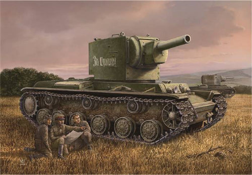 HobbyBoss 1/48 Russian KV-2 Tank 84816 - Battle Born Hobby