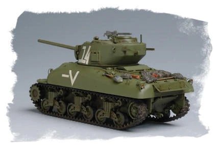 HobbyBoss 84801 1/48 U.S. M4A1 76(W) Sherman Medium Tank - Battle Born Hobby