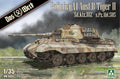 Das Werk 1/35 Pz.Kpfw. VI Ausf. B Tiger II plastic model kit featuring the legendary King Tiger heavy tank with detailed WWII German armor box art.