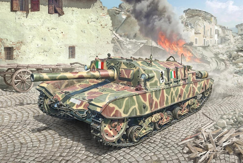 Italeri 1/35 Semovente M43 Bassotto – ALL-NEW TOOLING – 6751 - Battle Born Hobby