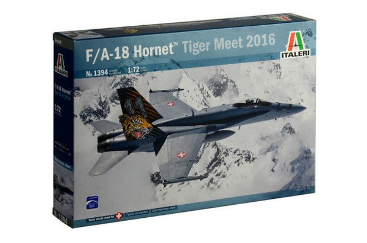 Italeri 1/72 F/A-18 Hornet Tiger Meet 2016 Special Color Aircraft Plastic Model Kit - Battle Born Hobby