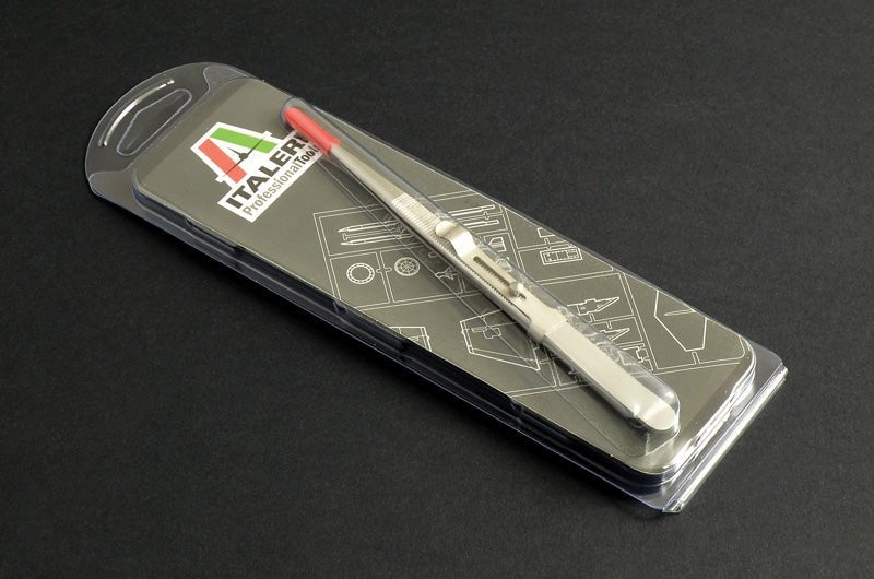 Italeri Fine Serrated Locking Tweezers 160mm – 50821 - Battle Born Hobby