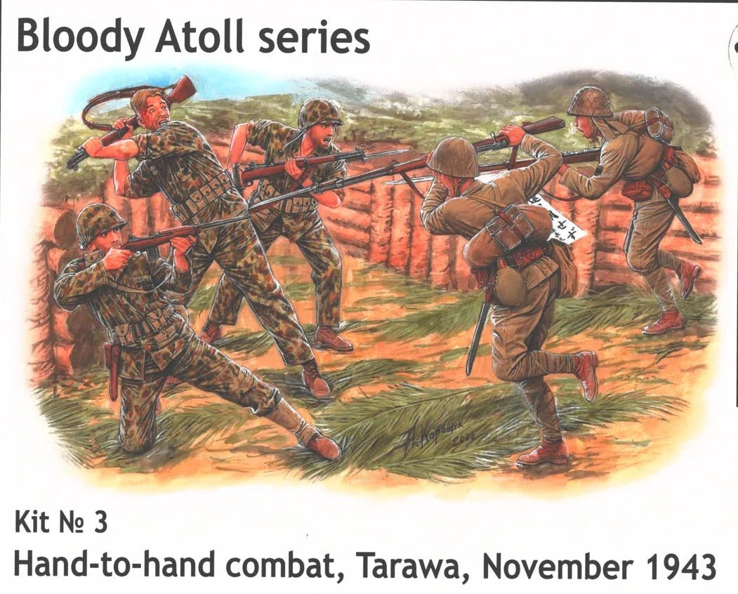 Master Box Bloody Atoll series Kit No 3 Hand-to-hand combat Tarawa, November 1943 - Battle Born Hobby