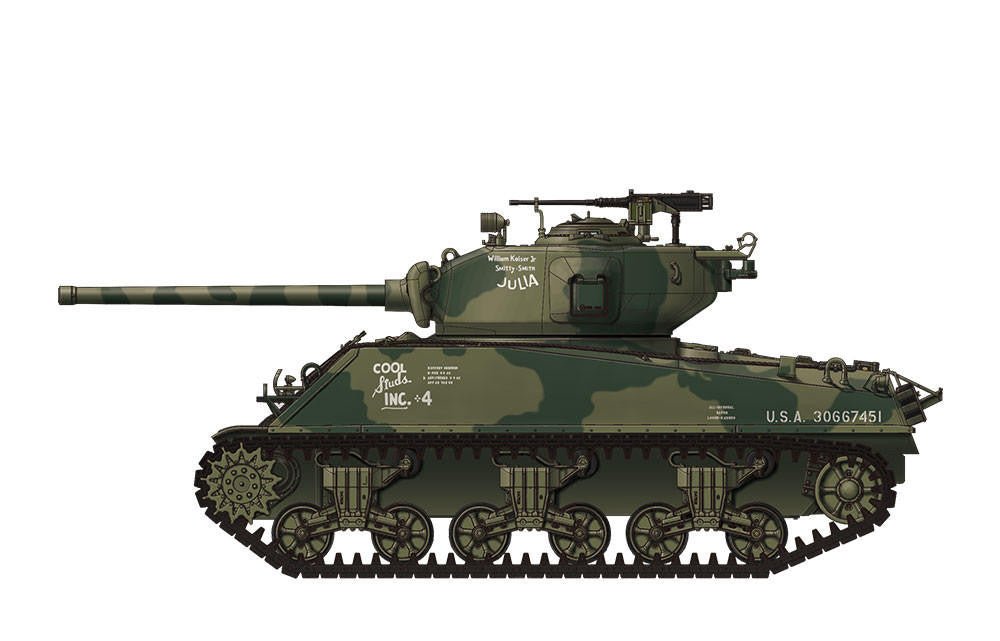 Meng 1:35 M4A3(76)W Sherman U.S. Medium Tank - Battle Born Hobby