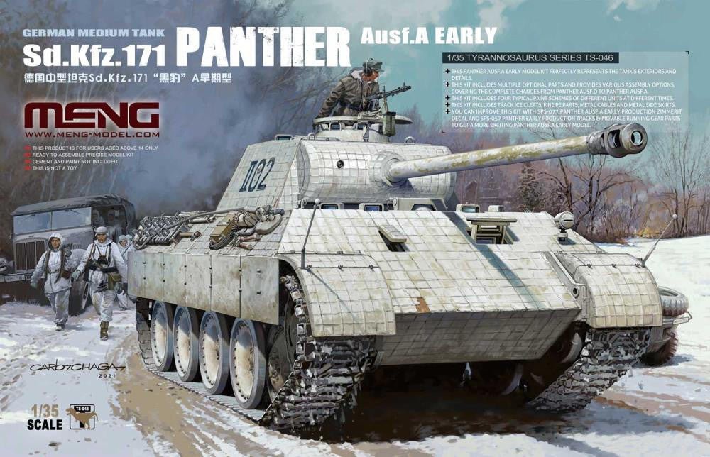Meng 1:35 Sd.Kfz. 171 Panther Ausf. A Early German Medium Tank - Battle Born Hobby
