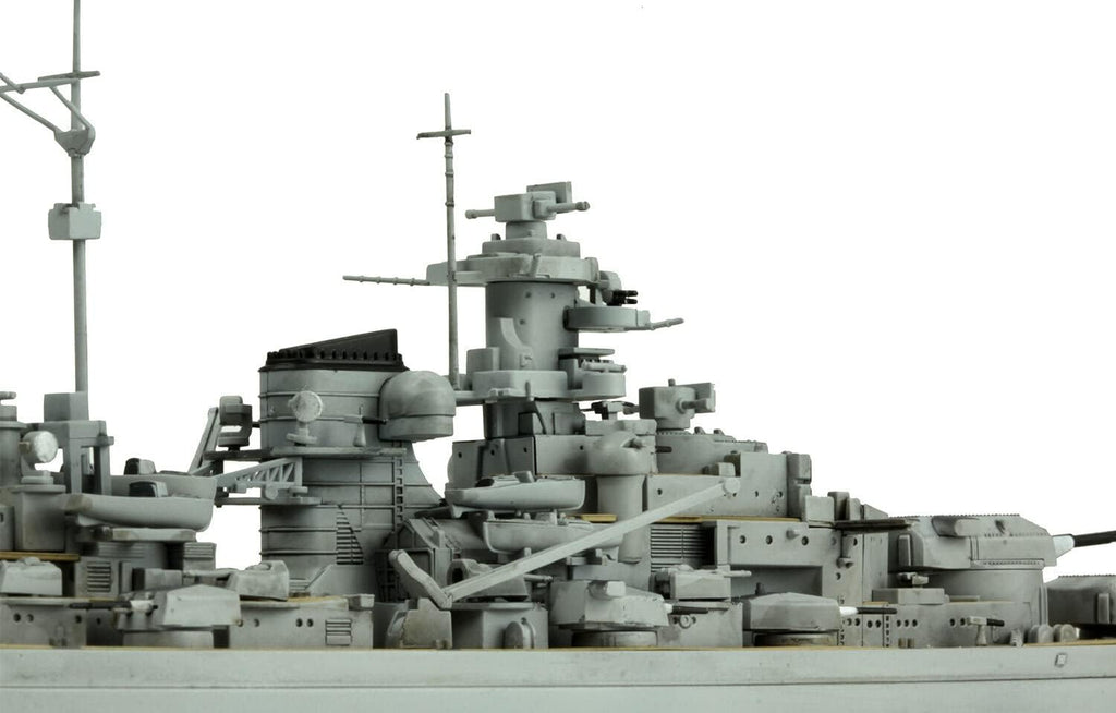 Meng 1:700 German Battleship Bismarck Plastic Model Kit - Battle Born Hobby