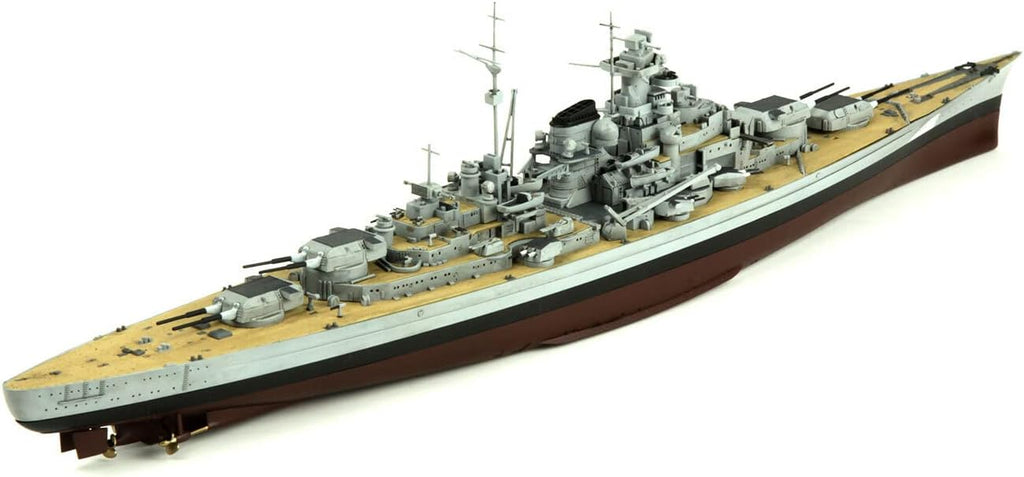 Meng 1:700 German Battleship Bismarck Plastic Model Kit - Battle Born Hobby