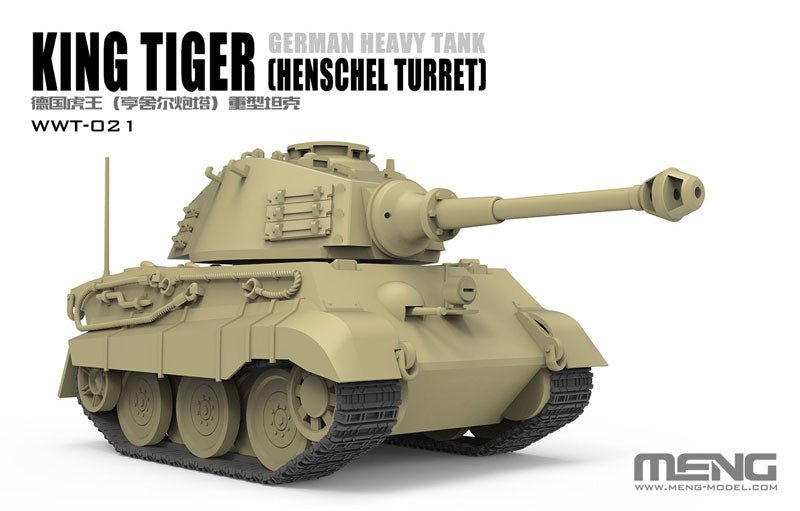 Meng World War Toons King Tiger (Henschel Turret) - Battle Born Hobby