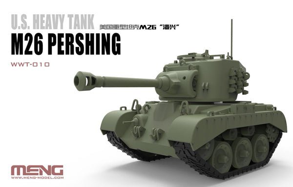 MENG World War Toons M26 Pershing U.S. Heavy Tank – WWT010 - Battle Born Hobby