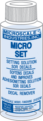 Microscale Industries Micro Set Setting Solution for Decals