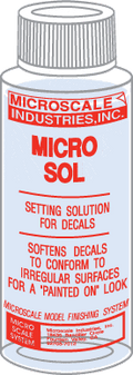 Microscale Industries Micro Sol Setting Solution for Decals - Battle Born Hobby