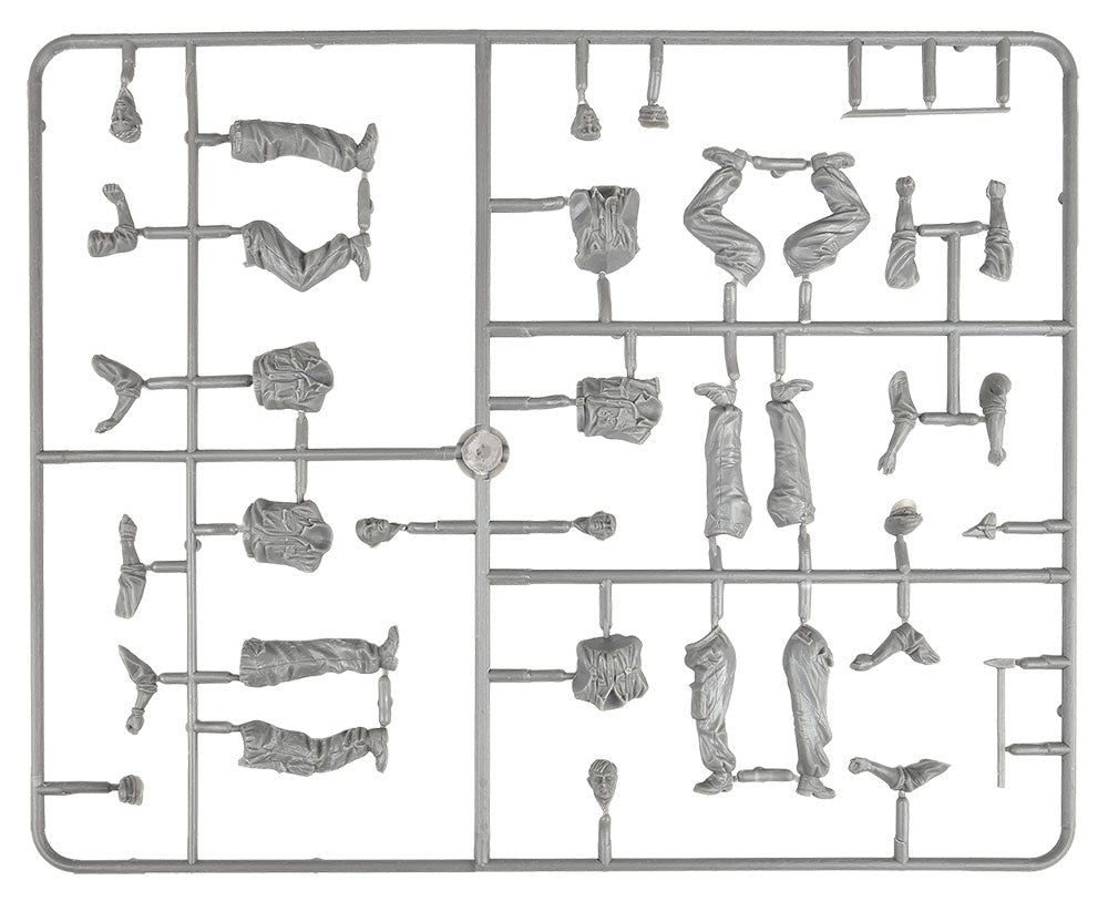 MiniArt 1:35 German Tank Repair Crew (5 Figures) Plastic Model Kit - Battle Born Hobby