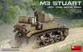 MiniArt 1:35 M3 Stuart Initial Production Plastic Model Kit - Battle Born Hobby