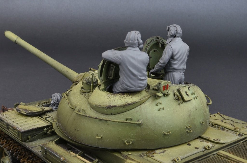 MiniArt 1:35 Soviet Tank Crew 1960–70s Figure Set Plastic Model Kit - Battle Born Hobby