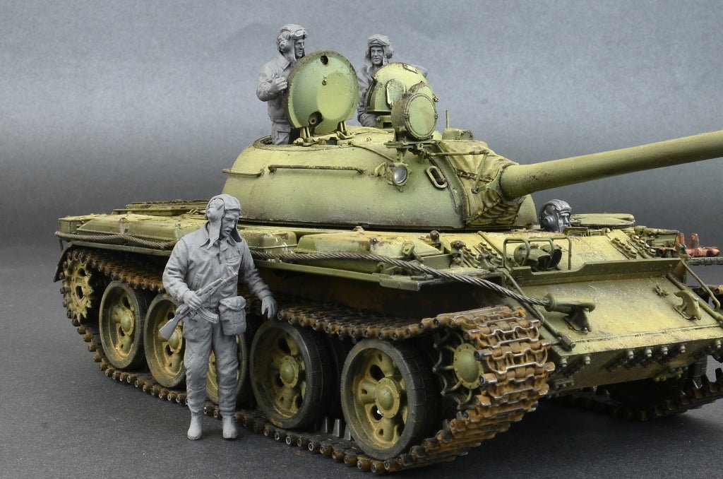 MiniArt 1:35 Soviet Tank Crew 1960–70s Figure Set Plastic Model Kit - Battle Born Hobby