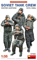 MiniArt 1:35 Soviet Tank Crew 1970–1980s Winter Uniform Figure Set - Battle Born Hobby