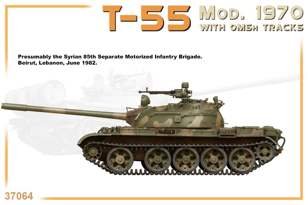 MiniArt 1:35 T-55 Mod. 1970 with OMSH Tracks - Battle Born Hobby
