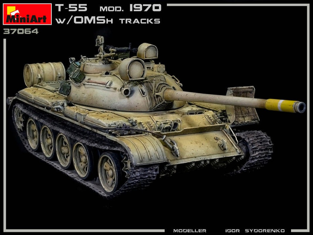 MiniArt 1:35 T-55 Mod. 1970 with OMSH Tracks - Battle Born Hobby