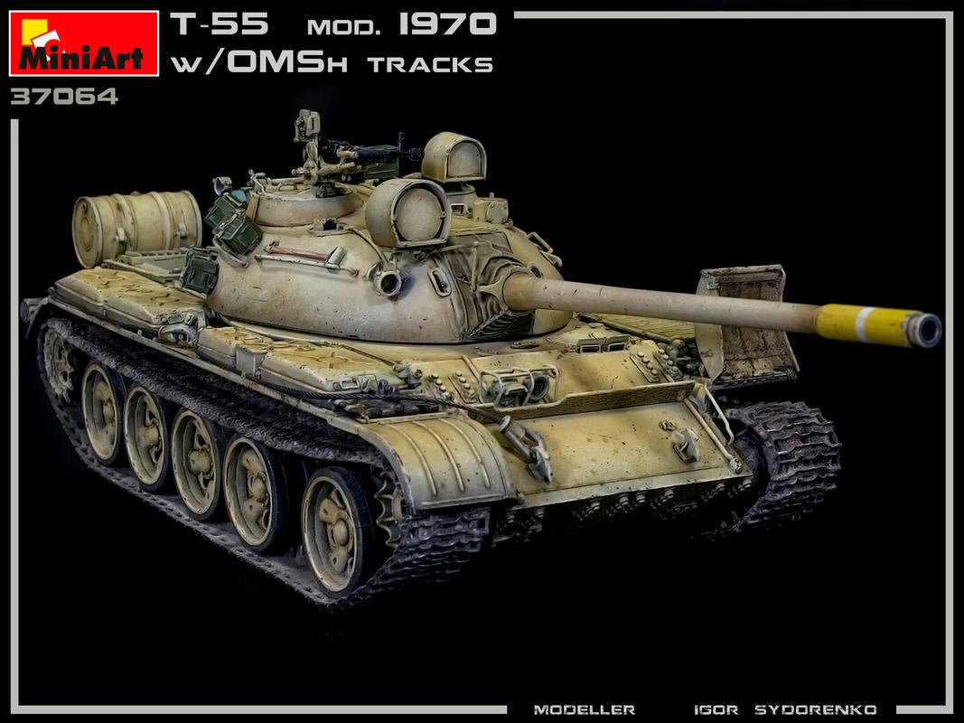 MiniArt 1:35 T-55 Mod. 1970 with OMSH Tracks - Battle Born Hobby
