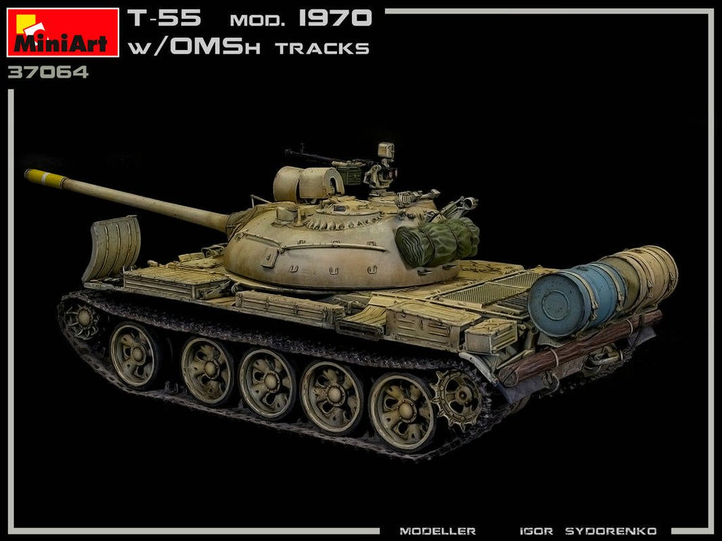 MiniArt 1:35 T-55 Mod. 1970 with OMSH Tracks - Battle Born Hobby