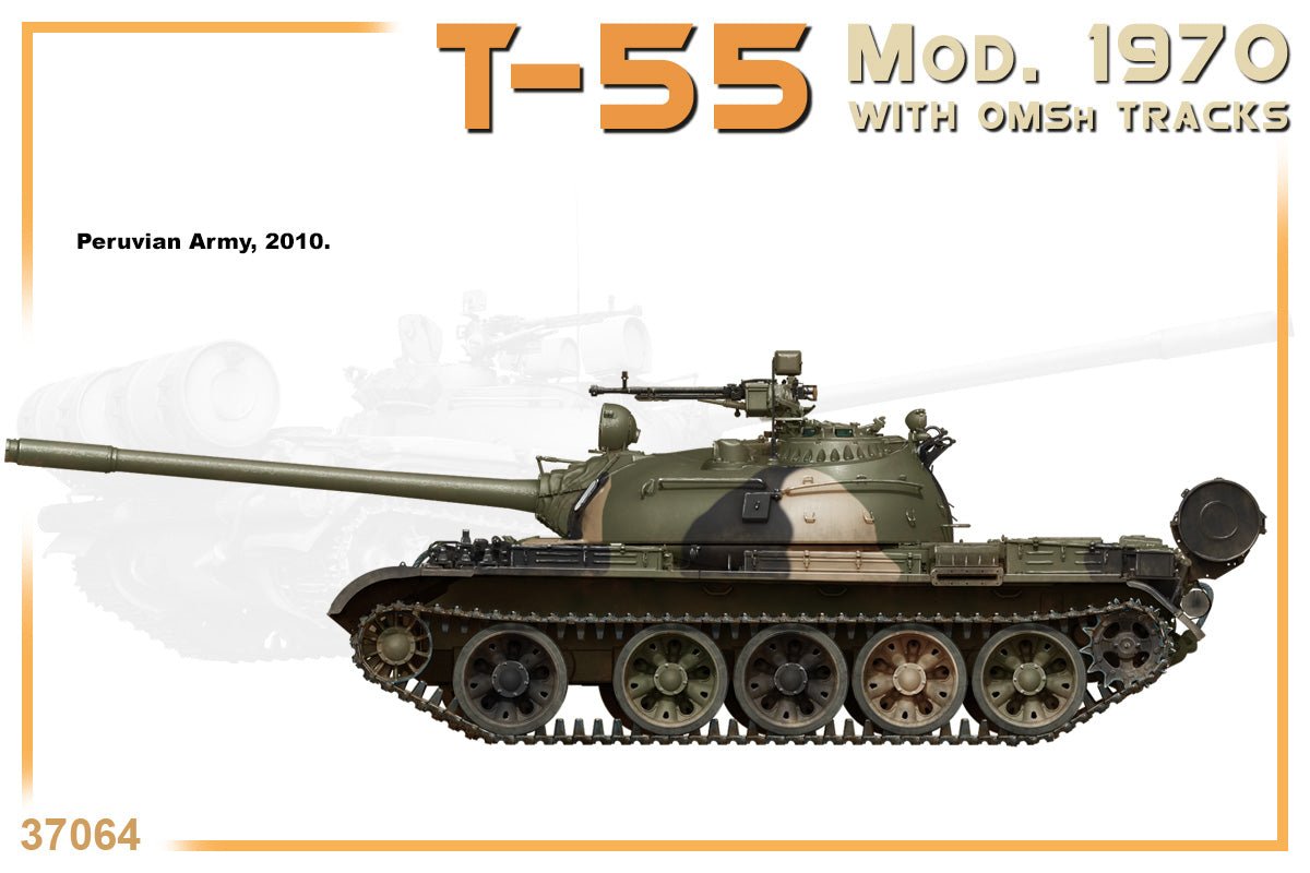 MiniArt 1:35 T-55 Mod. 1970 with OMSH Tracks - Battle Born Hobby