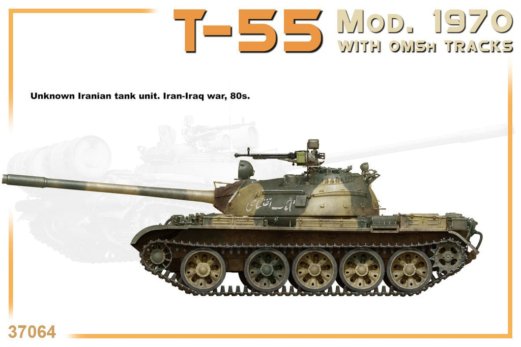MiniArt 1:35 T-55 Mod. 1970 with OMSH Tracks - Battle Born Hobby