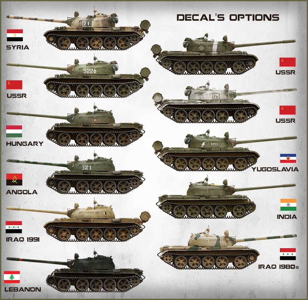 MiniArt 1:35 T-55 Soviet Medium Tank Plastic Model Kit - Battle Born Hobby
